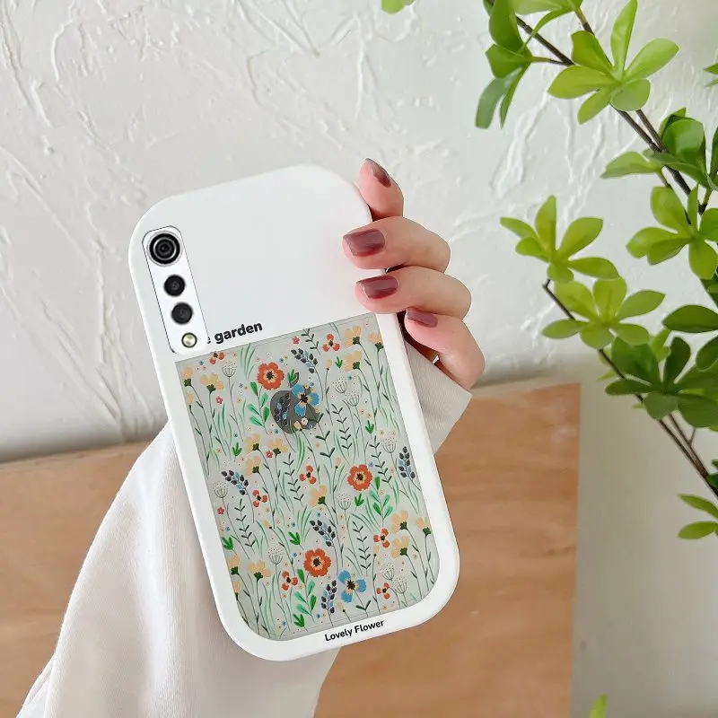 

Suitable For LG Velvet Phone Case Simple Silicone Transparent Small Fresh Soft Shell