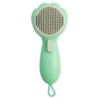 cat grooming brush self cleaning dog grooming brush pet grooming brush to remove undercoat tangled hair mats loose fur for dogs