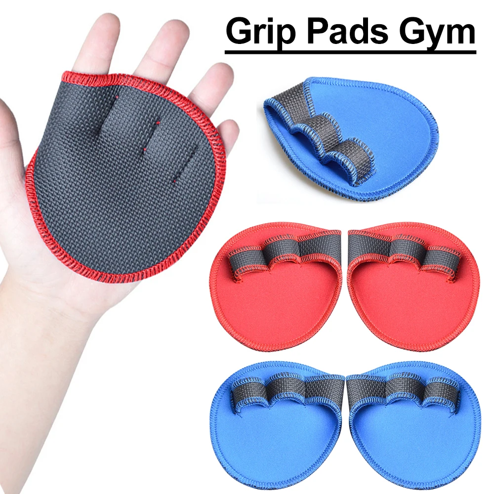 

1 Pair Anti-Slip Weight Lifting Hand Guard Gloves Unisex Dumbbell Pull Up Three Finger Grip Protector Pads for Gym Workout Sport