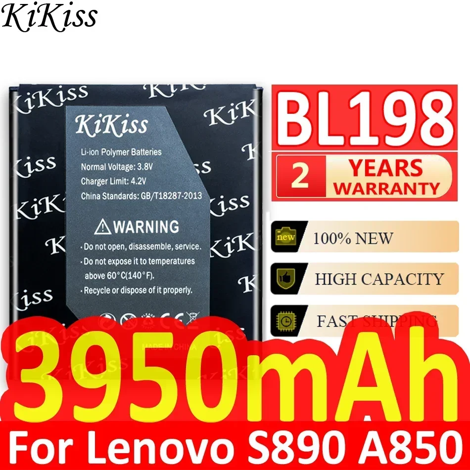 Аккумулятор BL217 BL198 BL197 BL226 BL220 BL212 BL245 LB002 для Lenovo S5 S8 S898T S60 S668T S850 S860 S889T A820 S890 A850 S930