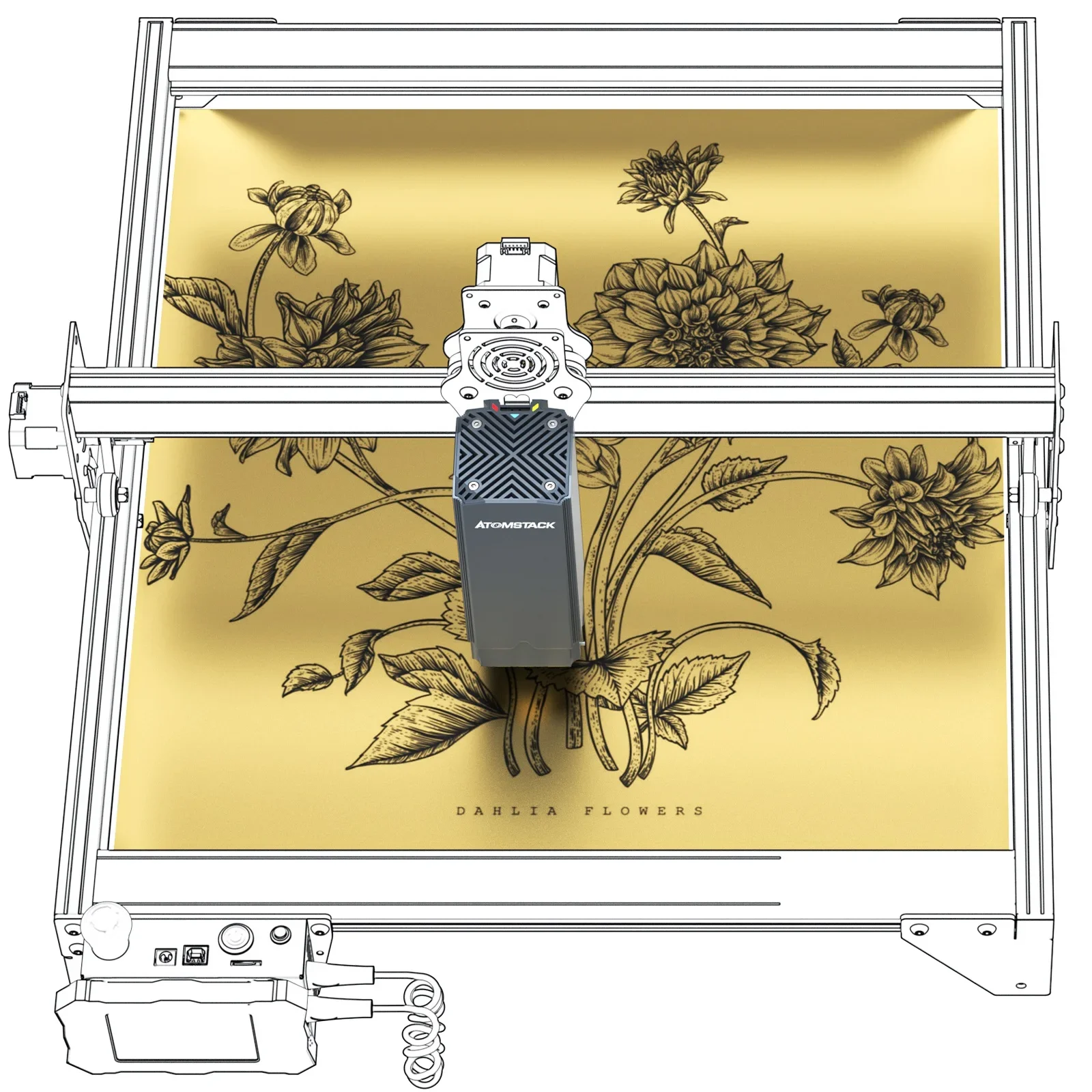 Инфракрасный лазерный модуль Atomstack R30 волоконно-лазерная сменная гравировальная