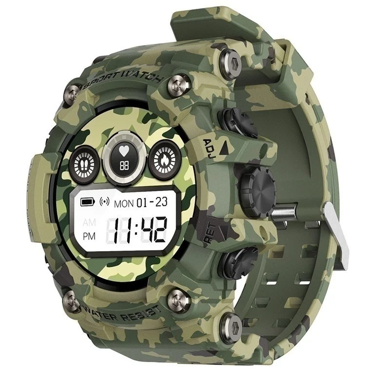 

Новинка 2022, мужские водонепроницаемые умные часы T6 с круглым экраном и тонометром, уличные Смарт-часы Fitcloudpro для IOS, Android, военные