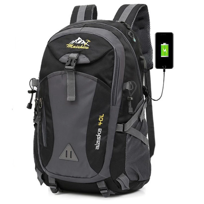 

Anti-theft Mountaineering Waterproof Backpack Men Riding Sport Bags Outdoor Camping Travel Backpacks Climbing Hiking Bag For Men