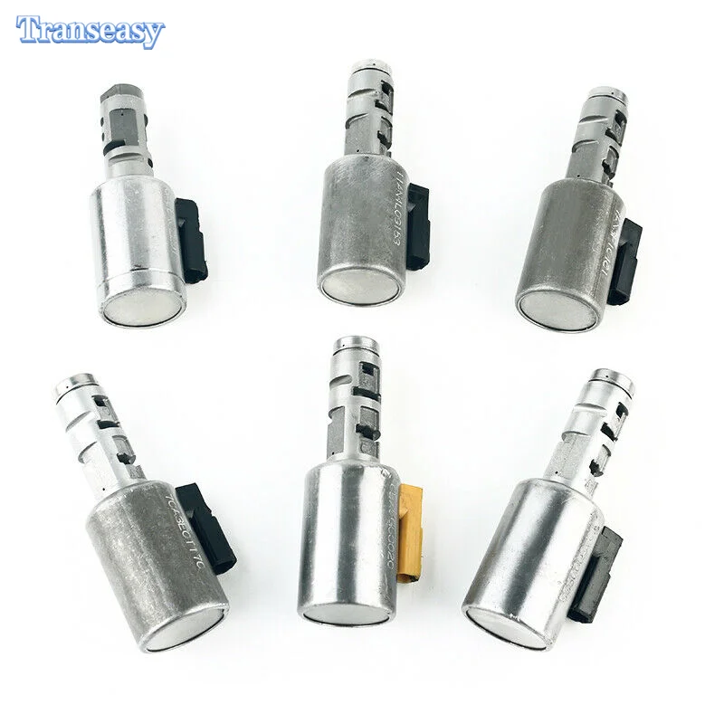 8 шт. комплект 6-скоростных соленоидов трансмиссии 09G TF-60SN TF60SN TF60-SN для VW Audi Jetta Golf