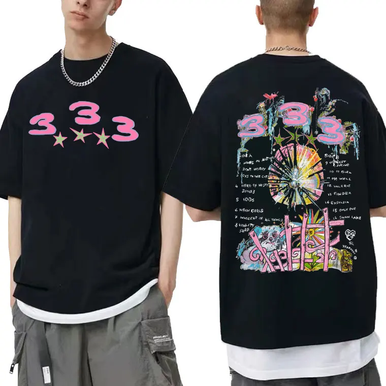 

Bladee 333 Hip Hop Trend Skate Drain Gang T Shirt Funny Unisex Hipster Casual Tshirt Men Women Fashion Artistic Sense T-Shirts