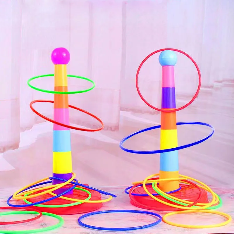 

Pinduoduo hot selling foldable hoop toys parent-child throwing hoop children's decompression toys
