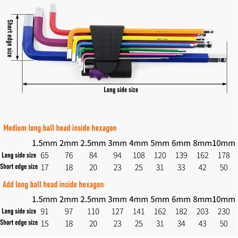 Набор торцевых ключей 9 шт./компл. шестигранный ключ регулируемый гаечный