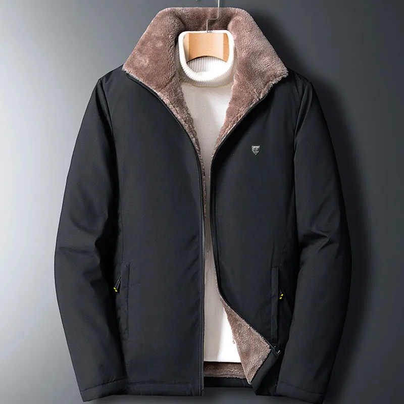 Winter Cotton-Padded Men's Cotton-Padded Clothes Middle-Aged  Elderly 2022 New Casual Long-Sleeved Men's Cotton Jacket NBH647