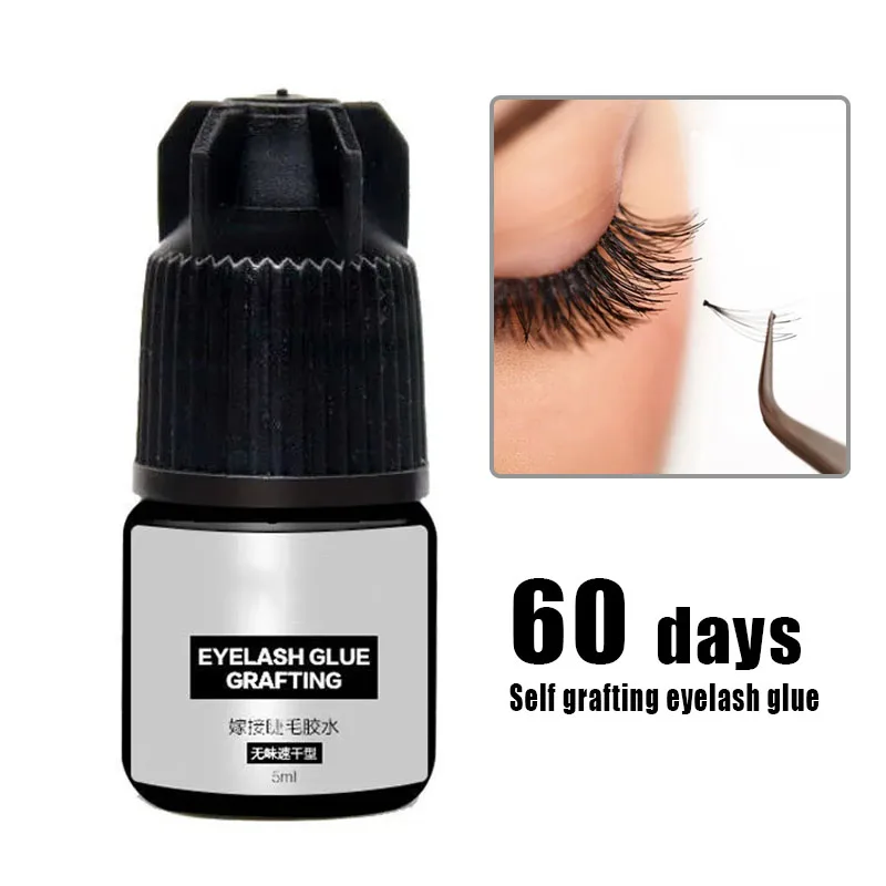 

Extra Strong Eyelash Glue Extension Natural Long lasting quick drying For False Eyelash Waterproof Adhesive 5ml Eye makeup