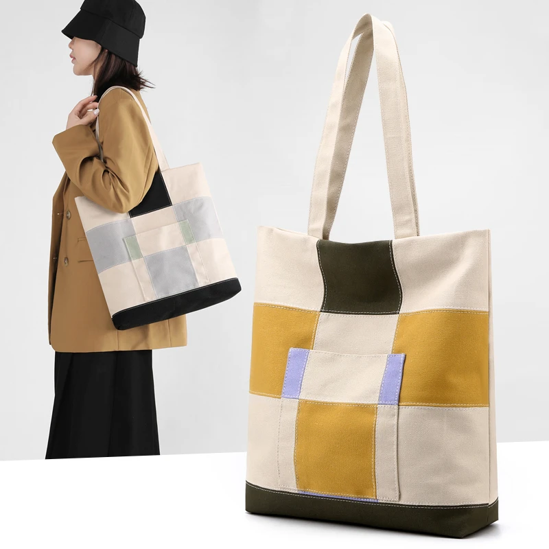 

Брендовые дизайнерские женские сумки-тоуты, новинка весны 2023, женская сумка на плечо, высококачественные холщовые сумки, вместительные сумки для покупок