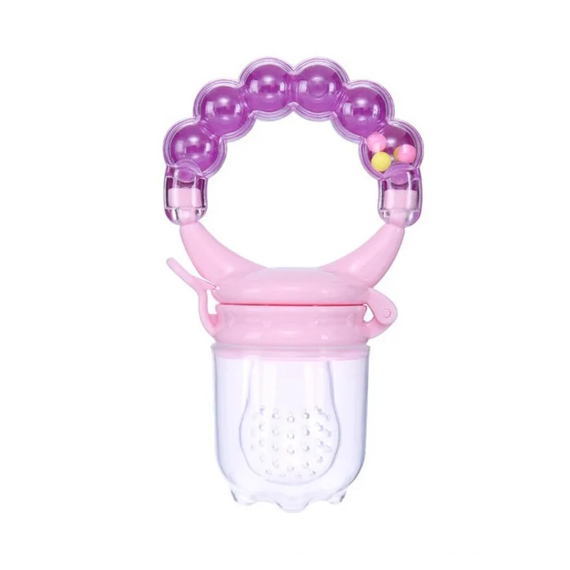 

Baby Fresh Food Feeder Safety Infant Pacifiers Fresh Fruit Nibbler Rotating Mills Chew Fruit Nipples Grinder Feeding Toys