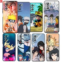 anime hot naruto boys for xiaomi redmi k50 k40 gaming k30 k20 pro 5g 10x 9t 9c 9a tpu soft black phone case cover fundas coque