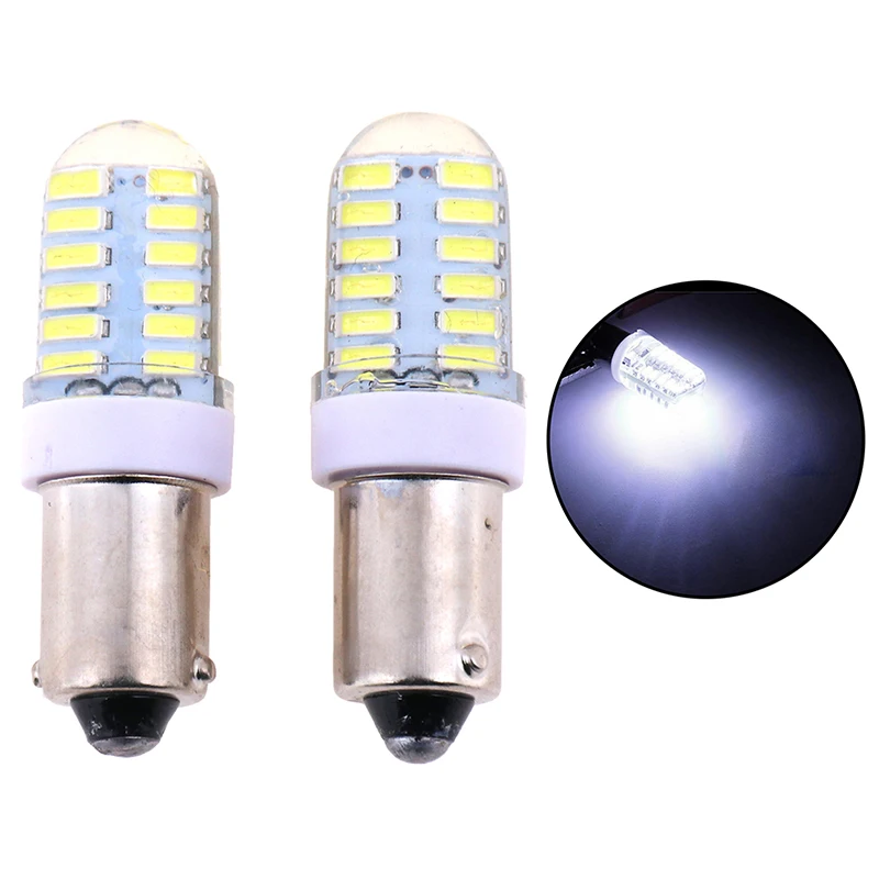 2X BA9S T11 T4W 3014 24smd 12 В светодиодные автомобильные боковые лампы внутренние белые