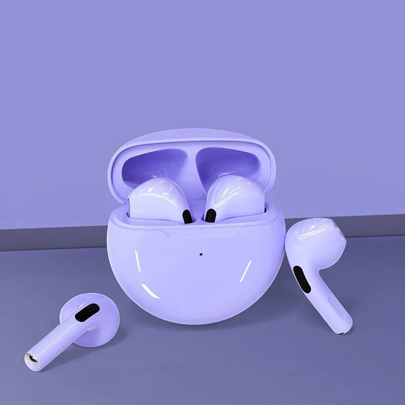 

Беспроводная Bluetooth-гарнитура Pro6 TWS с сенсорным экраном, спортивные наушники-вкладыши, стереонаушники для музыки, подходят для телефонов iphone,...