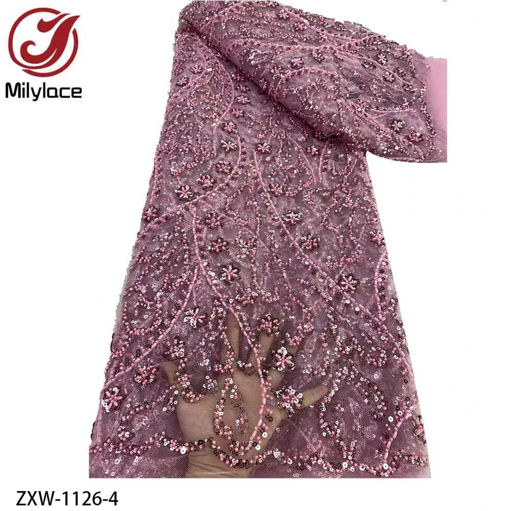 Французская сетка тюль с блестками свадебная кружевная ткань