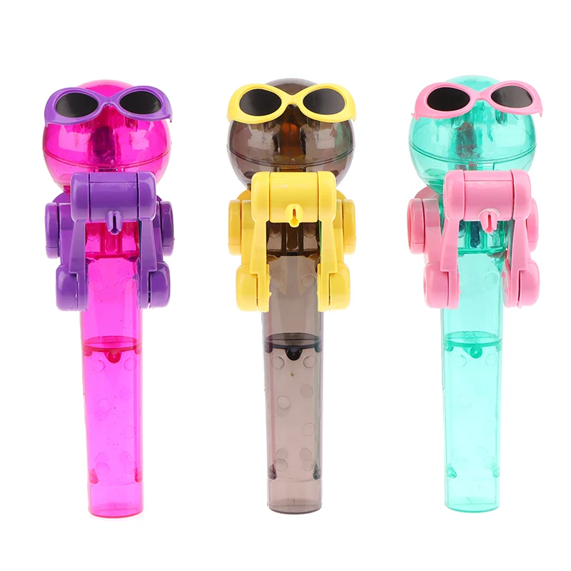 

Candy Dustproof Toys Cool Personality Decompression Robot Lollipop Holder Novelty Relax Toy Cute Creative Gifts