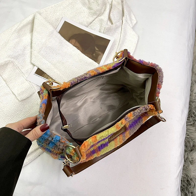 Вместительная Новая модная Универсальная женская сумка-тоут на одно плечо