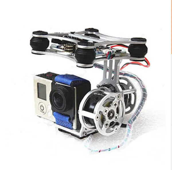 

2-Aixs бесщеточная камера карданный каркас подходит для Gopro SJCAM XIAOMI YI Экшн-камера Eken F450 F550 S500 FPV Дрон Квадрокоптер