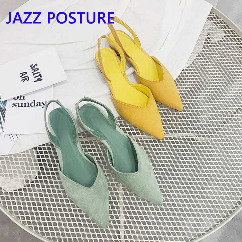 

Новинка 2022, женские модные пикантные туфли на низком каблуке, женские туфли на весну и лето, женские туфли на низком каблуке w360