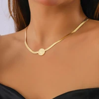 new fashion ccb irregular chain necklace women office punk female collar necklace new fashion jewelry jewelry bijoux gifts