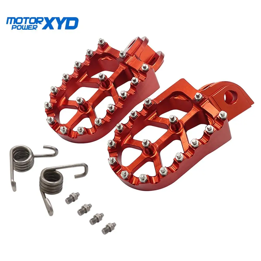 

Motorcycle CNC Gear Shift Foot Lever Foot Pegs Rest Footrests Pedals Footpegs For KTM SX SXF EXC EXCF XC XCF XCW XCFW 65-350