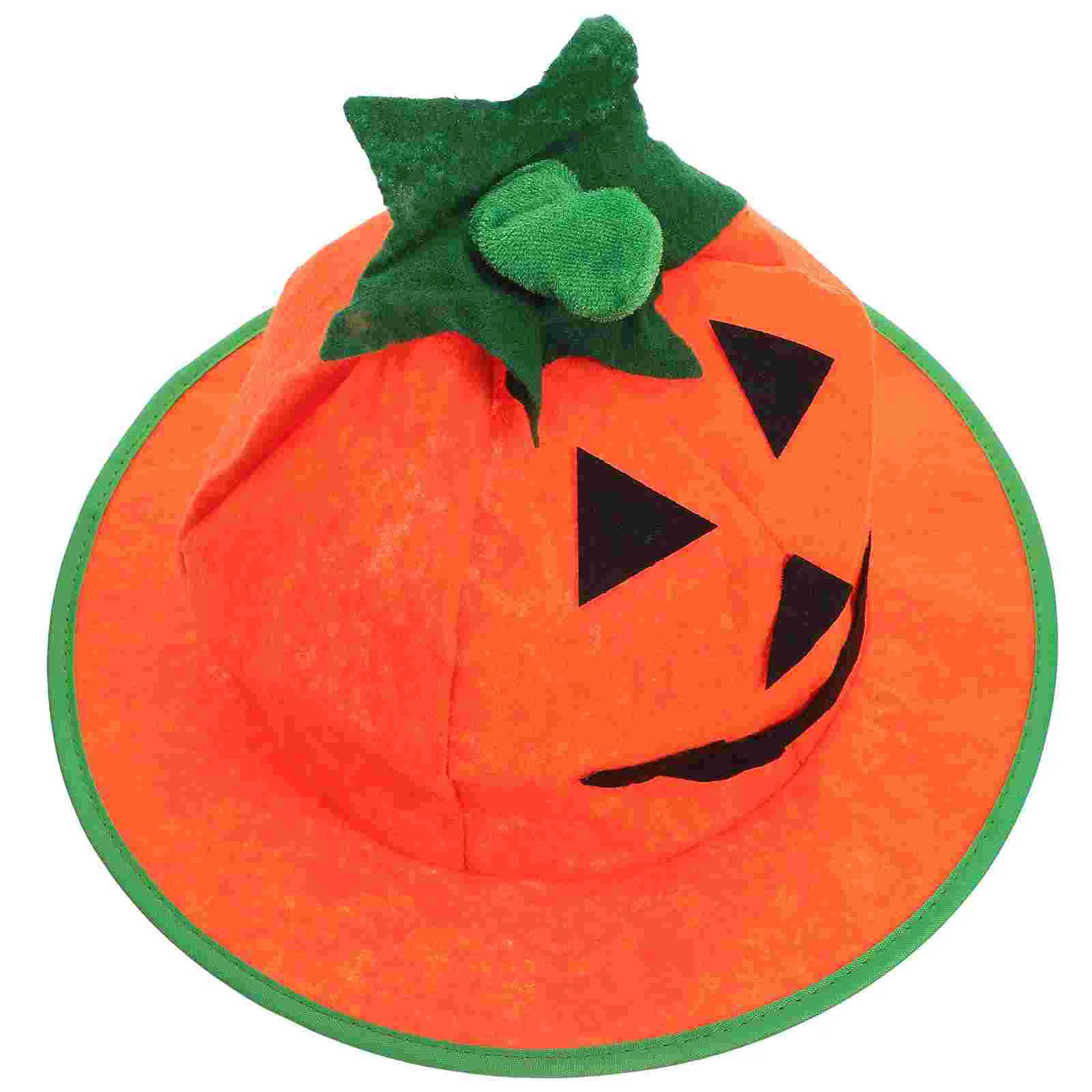 

Halloween Pumpkin Hat Halloween Party Stage Show Prop for Girls