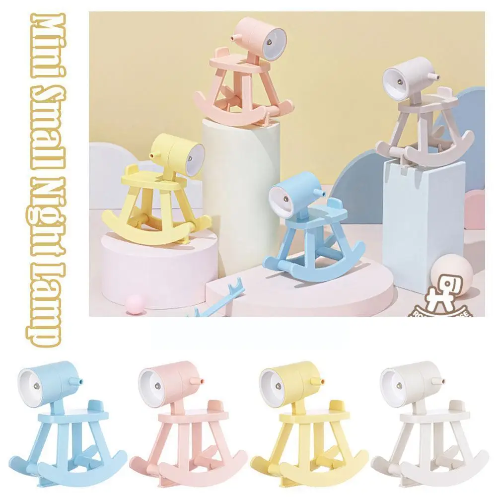 

Newest LED Night Lights Mini Desk Lamp Cute Table Atmosphere Bedroom Bedside Lamp Room Lighting Decor Room Living Kids S0G4