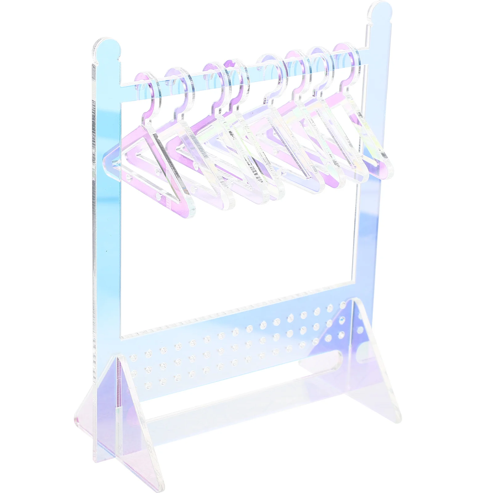 

Storage Rack Earring Holder Mini Hangers Stand Organizer Jewelry Hooks Arch Acrylic Display Stands Displays One Piece Small