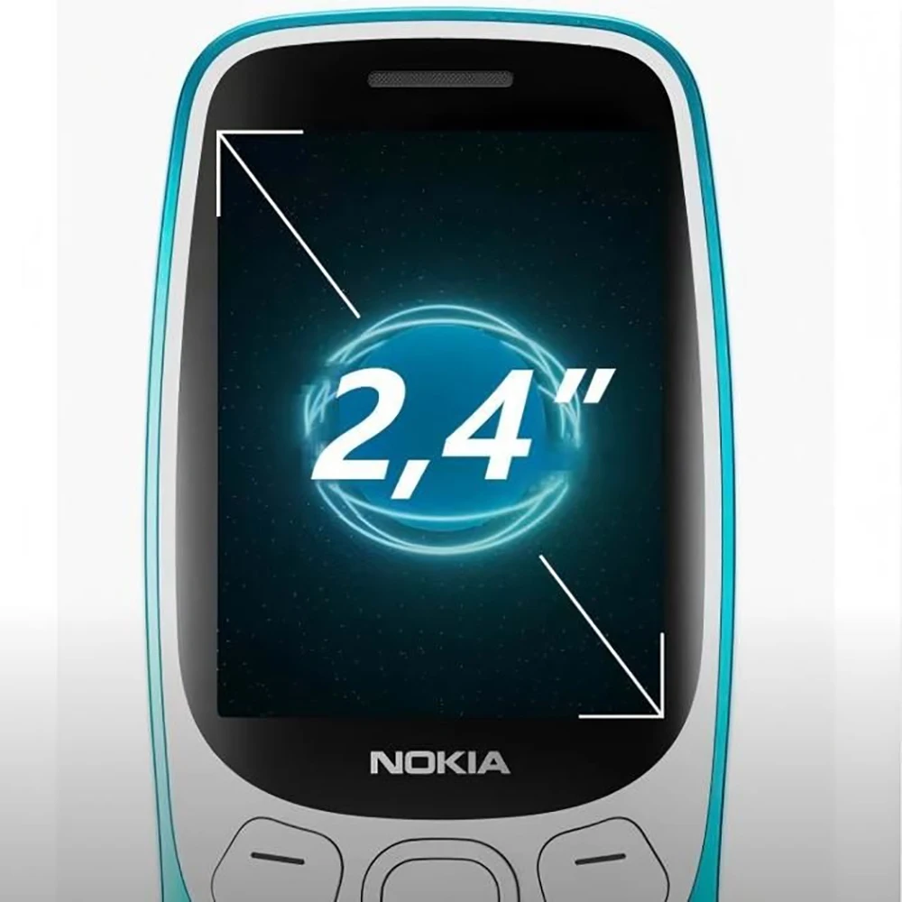 Фото Смартфон Nokia 3210 4G, 2 SIM-карты, Bluetooth 5.0, FM-радио, 2.4-дюймовый экран, Type-C, 2 МП, аккумулятор 1450 мАч, кнопочный, разблокированный, запасной телефон Nokia №2