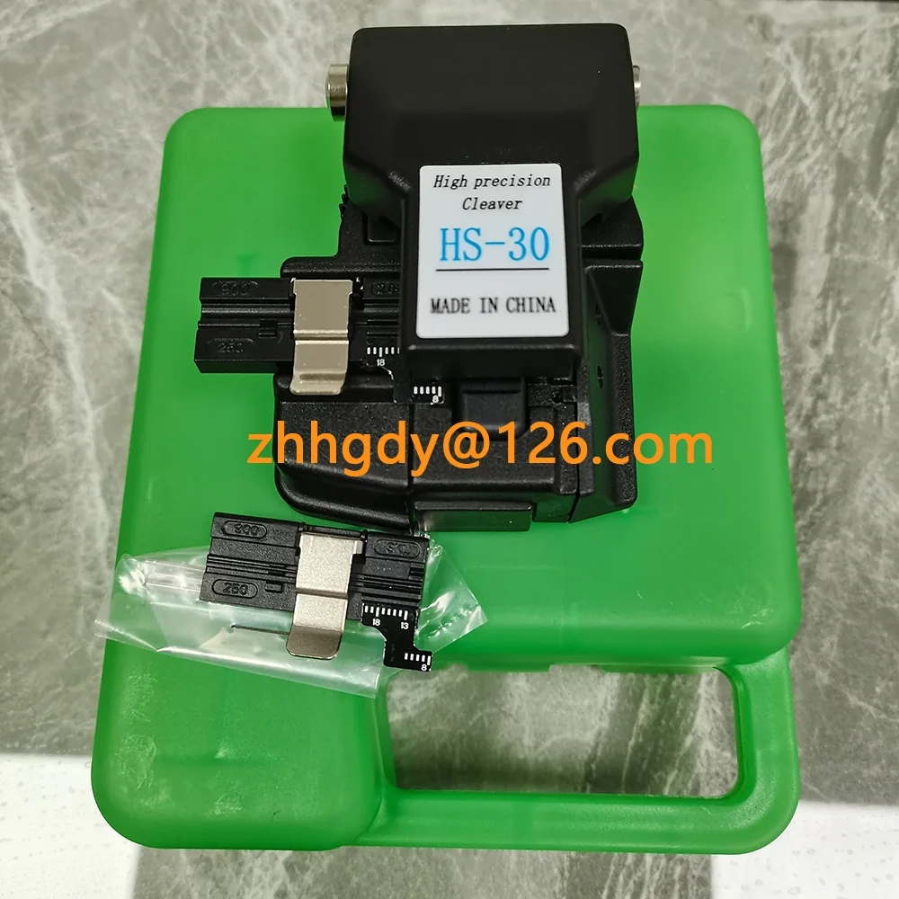 High Precision HS-30 Optical Fiber Cleavercold Splicing Hot Melt Suitable Fiber Cleaver