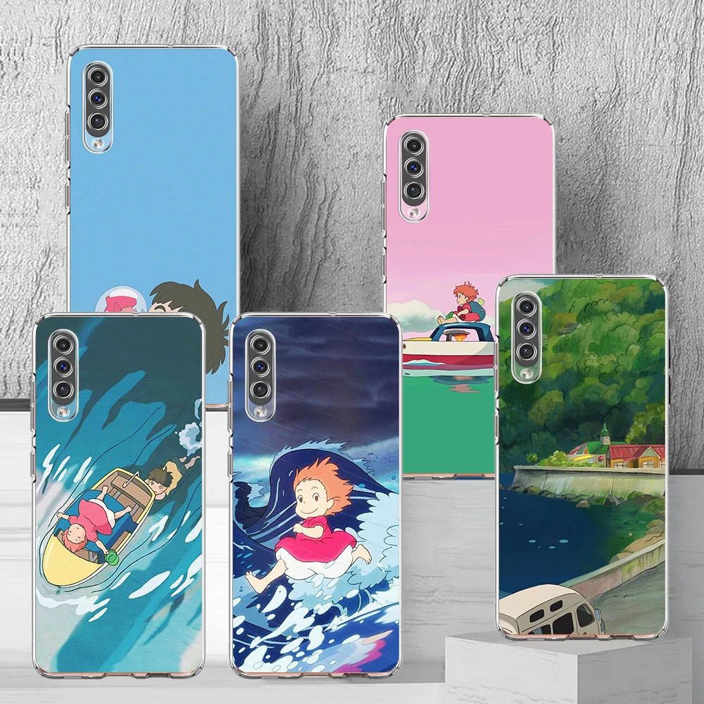 

Ponyo On The Cliff Clear Case for Samsung Galaxy A50 A10 A70 A30 A20s A20e A40 A10s A10e A20 A71 5G Silicone Soft Phone Cover