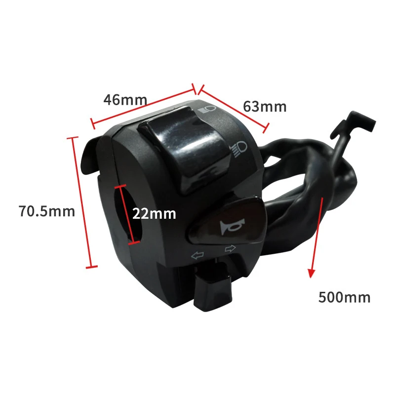 Рулевой переключатель Руля Мотоцикла клаксон сигнал поворота фара