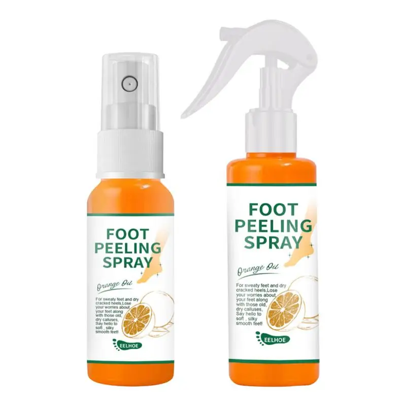 

Спрей для ухода за ногами 30 мл/100 мл, натуральный экстракт апельсина, практичный продукт для ухода за ногами для отшелушивания и отбеливания