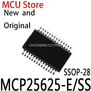 1PCS MCP25625-ESS SSOP-28 MCP25625-E MCP25625 CAN 1Mbps Standby 5V Automotive 28-Pin SSOP Tube IC Chip MCP25625-E/SS