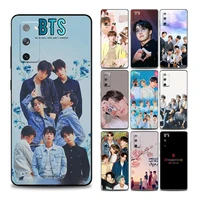 dynamite kpop boys phone case for samsung galaxy s7 s8 s9 s10e s21 s20 fe plus note 20 ultra 5g soft silicone