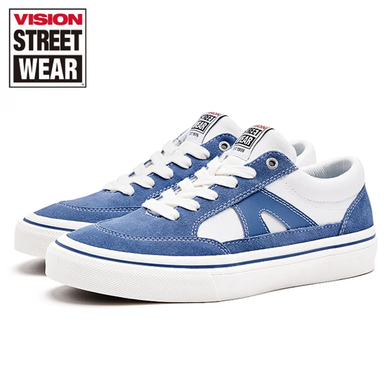 VISION STREET WEAR Skate Sneakers Low-top Suede Canvas Shoes for Men and Women Casual Shoes Street Sports Shoes Shoes for Women