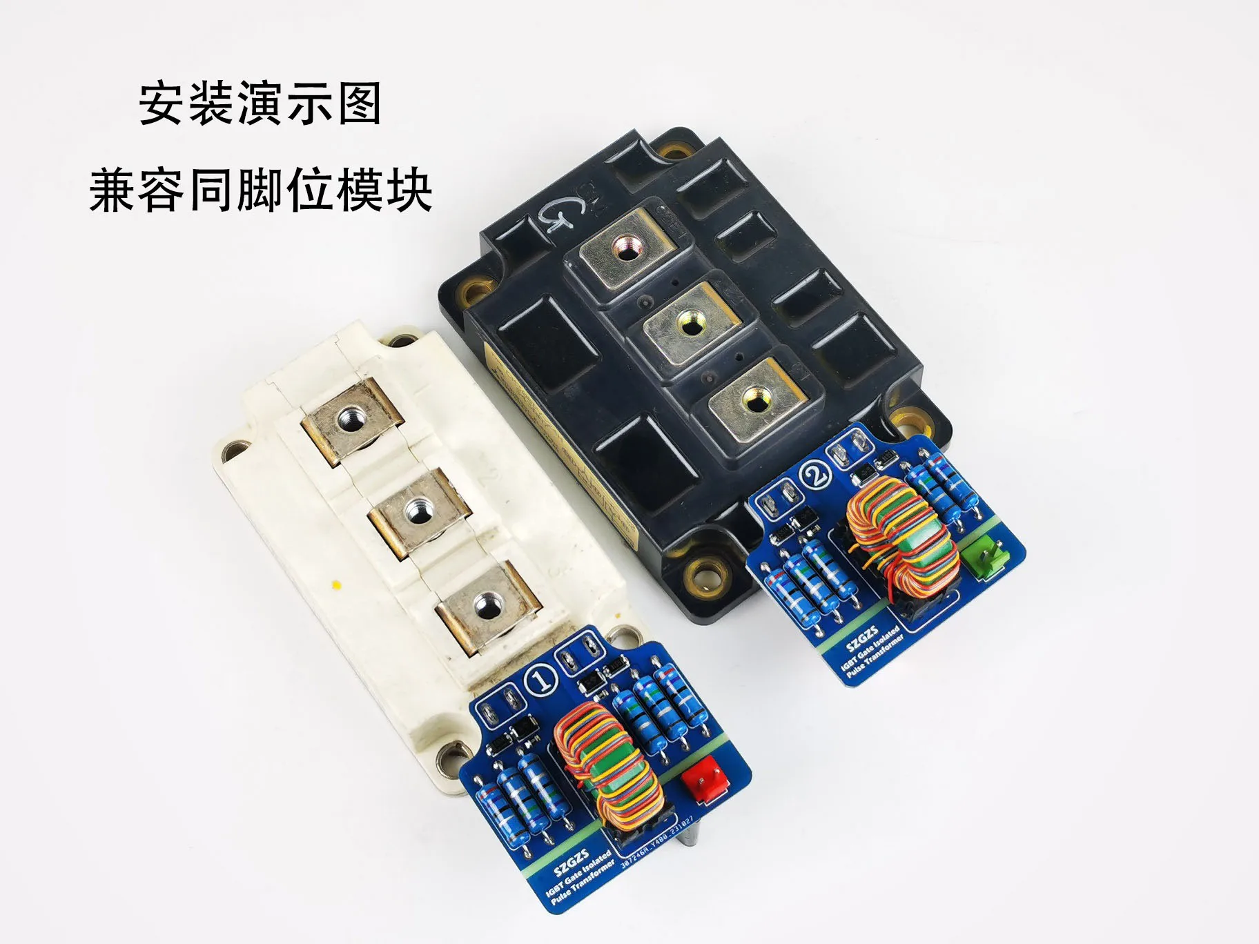 Фото Катушка Тесла DRSSTC Полный мост IGBT-модуль Специальный привод ворот Готовый трансформатор изоляции №4