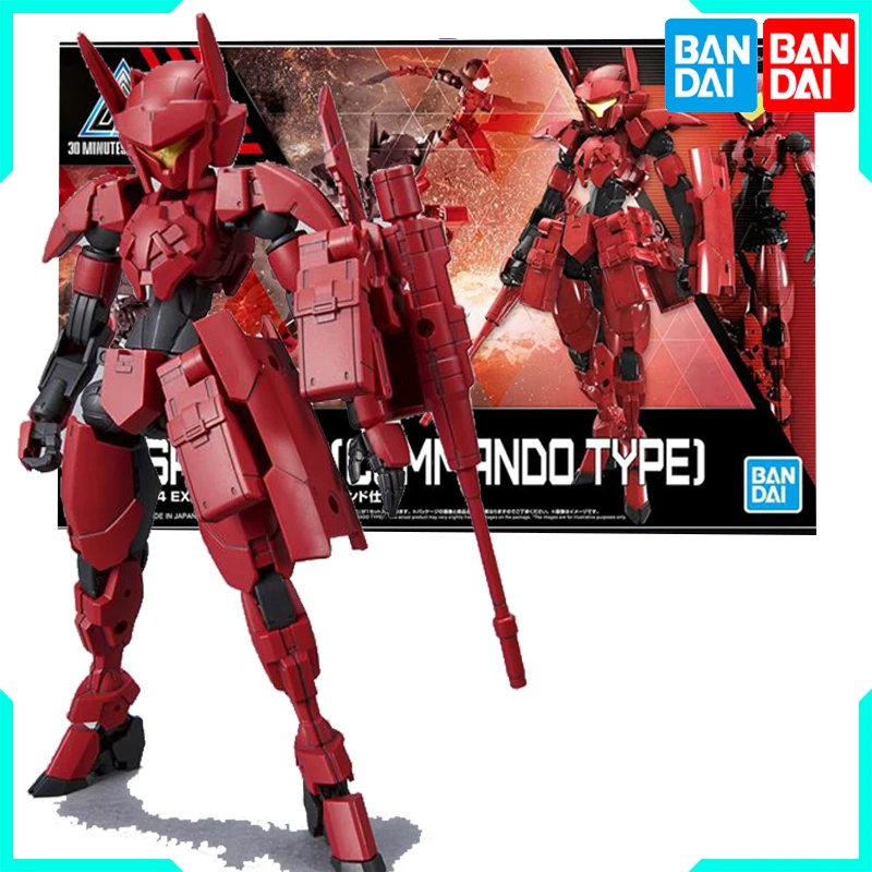 В наличии BANDAI 30 мм EXM-E7C SPINATIA (COMMANDO TYPE) аниме фигурки игрушки для мальчиков и