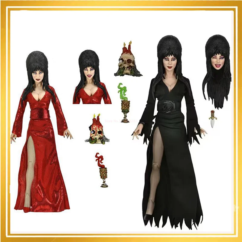 Elvira Action Figure Clothed Real Clothes Joint Movable Doll