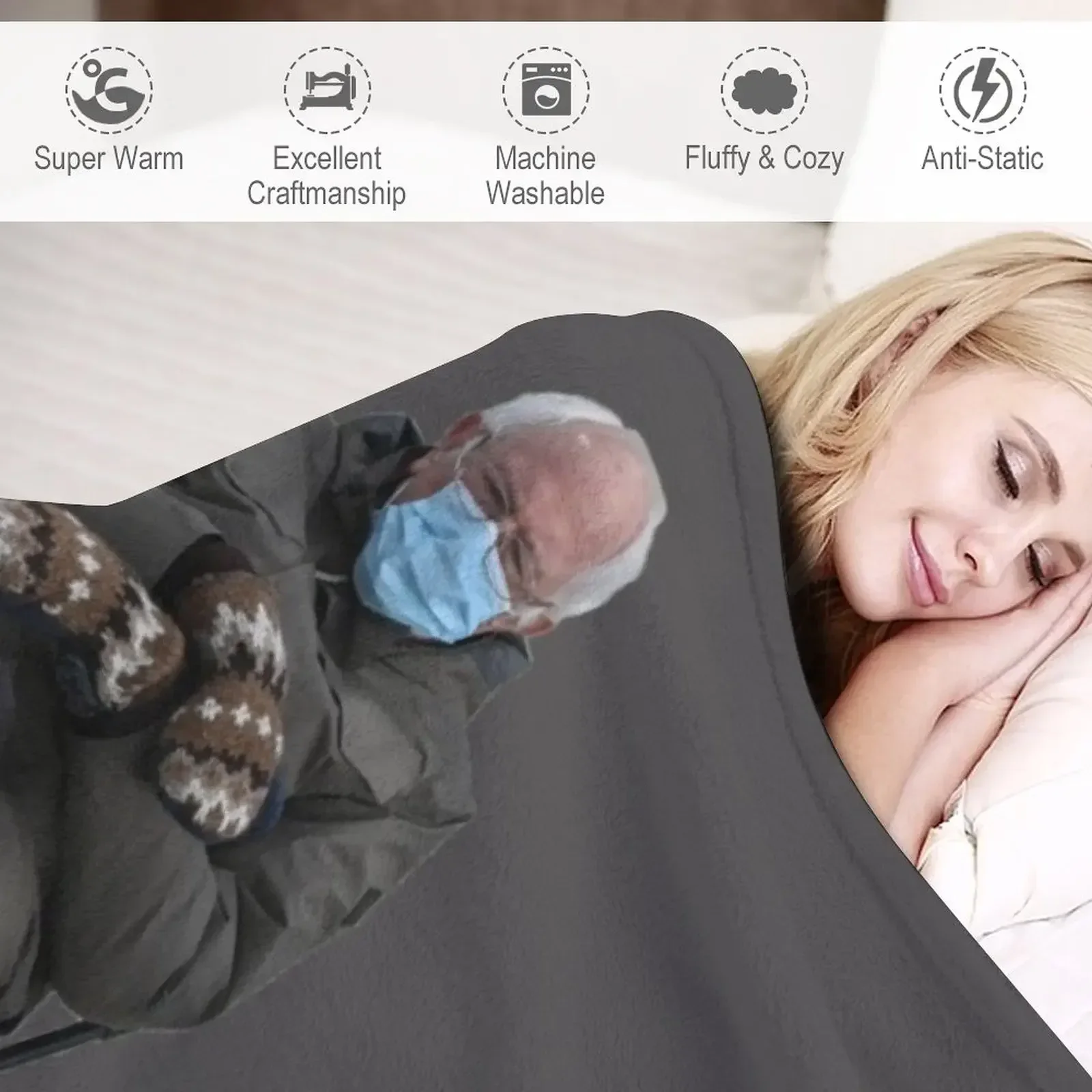 Варежки Bernie Sanders - БРЮКИ BERNIE MITTENS в тренде | Берни Сандеры Радикационные варежки