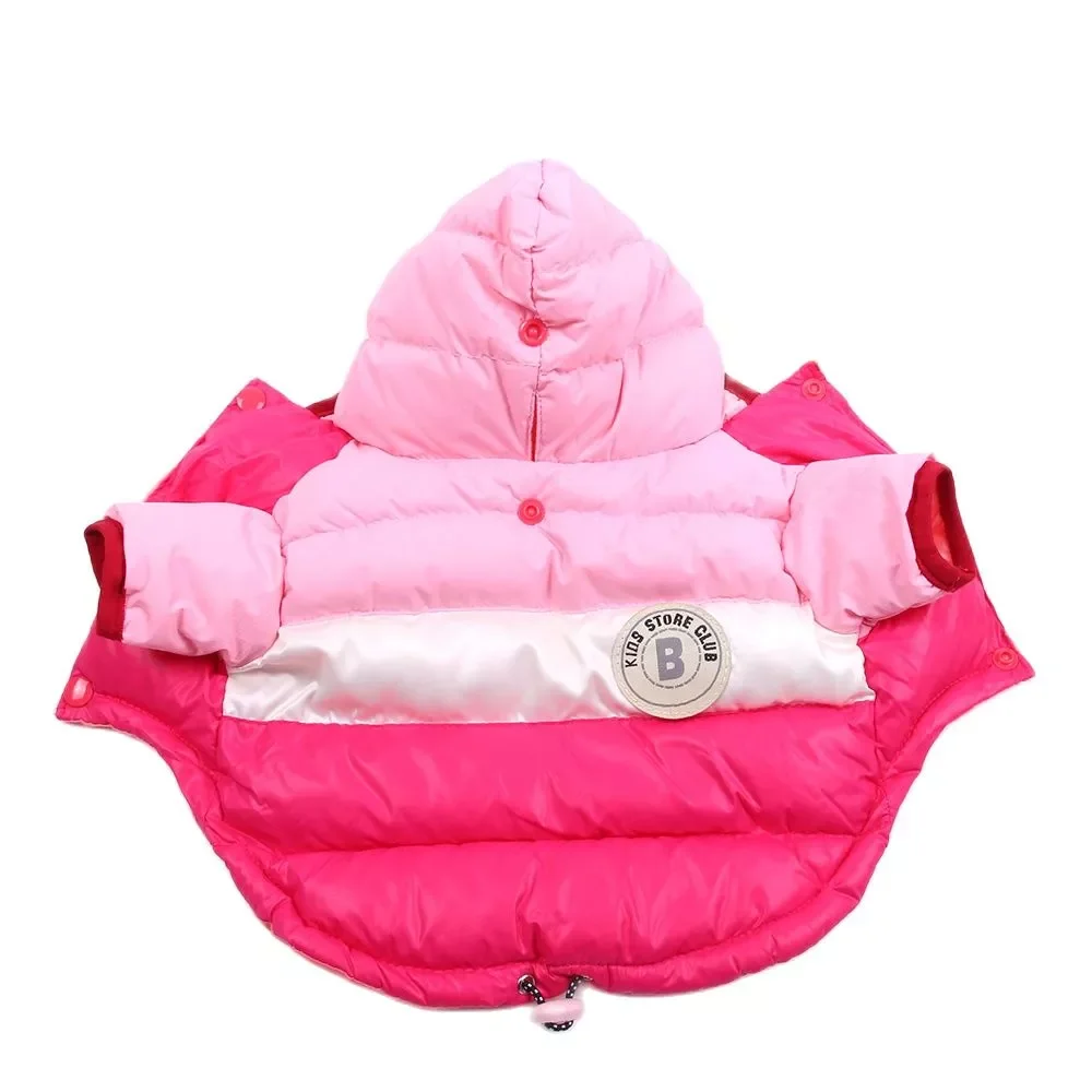 

Winter Dogs Cats Cat Warm Coat Jacket Waterproof Splice Design Pet Puppy Winter Hoodie Outfit 5 Colours 8 Sizes