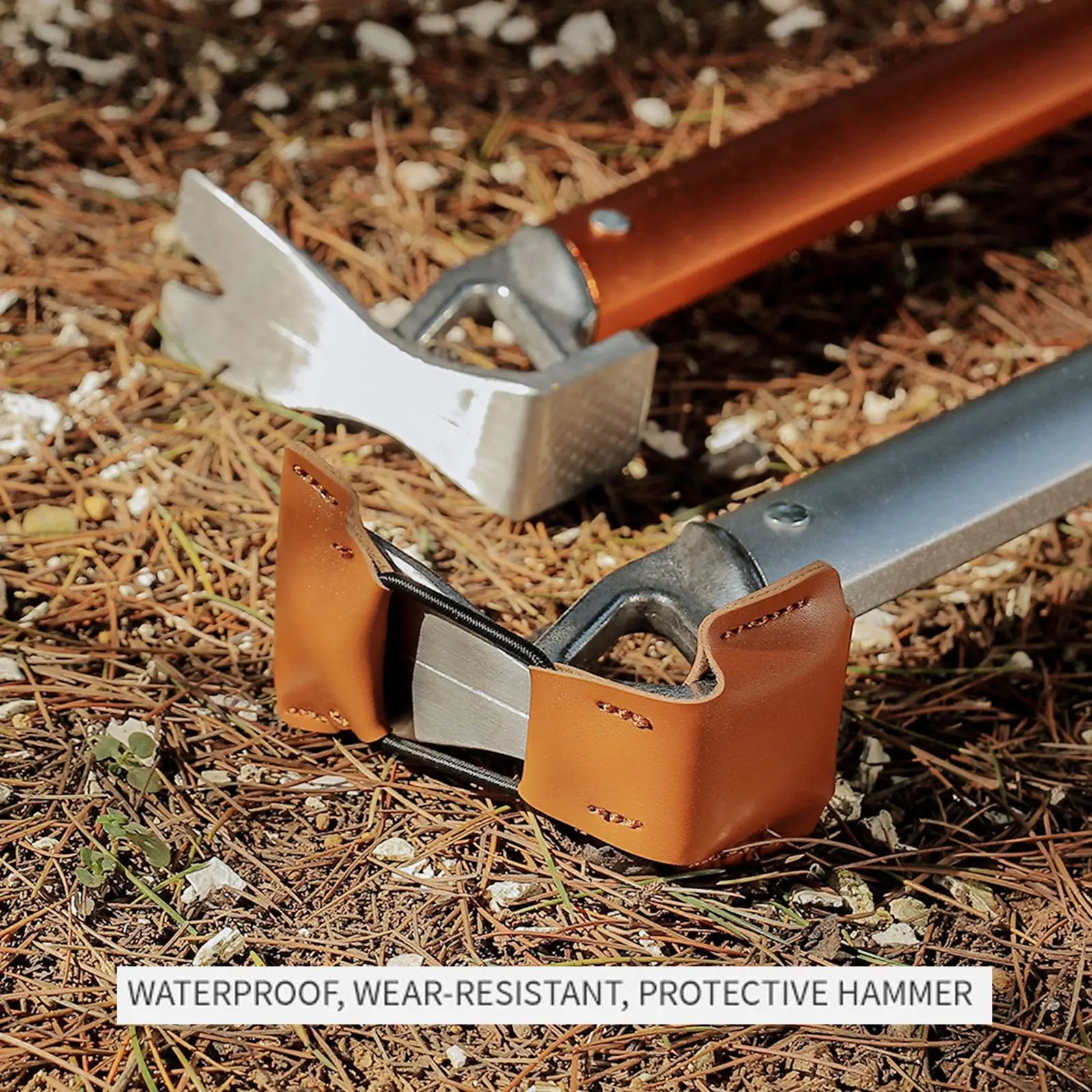 

Hunting Hammer Leather Hammer Holder Blade Sheath Hatchet Hammer Wrench Carrier Axe Head Cover for Belt Loop Holster