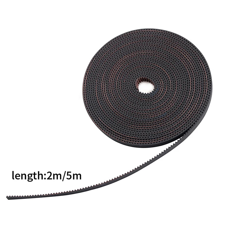 

Belt LL-2G-6RF 2GT Belt Opened Fiberglass Rubber GT2 Timing Belt 2GT-6 L 2M 5M W 6mm For MK3S+ Ender-3 CR10 Voron