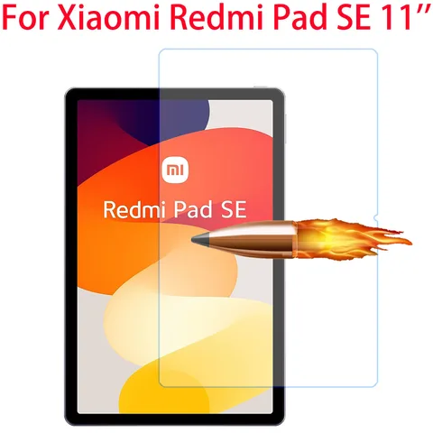 Для Xiaomi Redmi Pad SE 11 дюймов 2023 защита для экрана закаленное стекло для Redmi Pad SE защитная пленка подходит для защиты экрана от падения