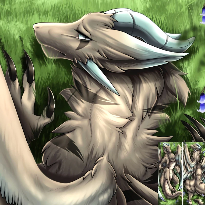 DIY на заказ аниме Llydia The Fluff Dragon (darkflamewolf) наволочка Dakimakura обнимающая подушка для