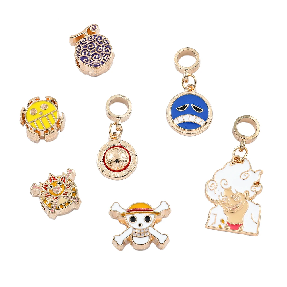 Цельный Эмалевый Браслет D.Luffy с обезьяной сделай сам браслет ожерелье ювелирные