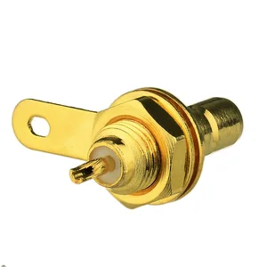 Superbat 10 шт. DAB спутниковый радиоразъем SMB Панельное крепление мама с гайкой и припоем для RG316 RG174 KMR100