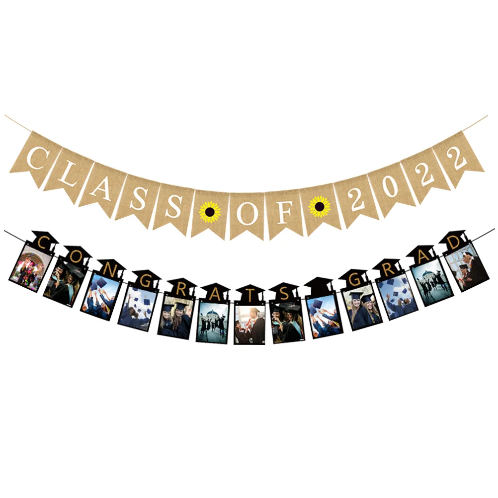 

1 Set Graduation Party Scene Buntings Exquisite Graduation Bunting Pendants