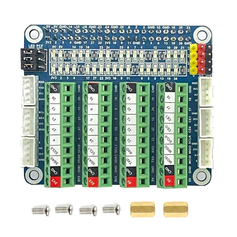 

Модуль PCF8591 для Raspberry Pi светодиодный GPIO, тестовая плата ADC/DCA Sensor, 1 комплект