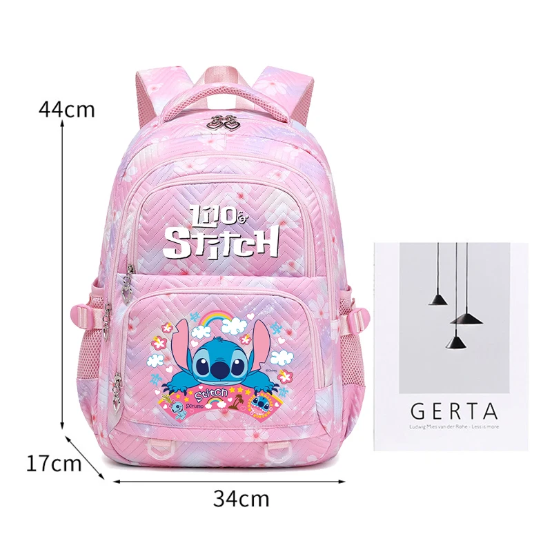 Disney Lilo Stitch женский рюкзак для мальчиков и девочек сумка книг студенческая